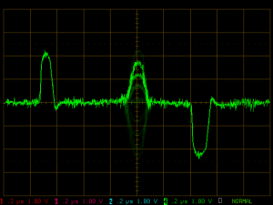 Oscillogramm of an outputsignal of a phase-detector